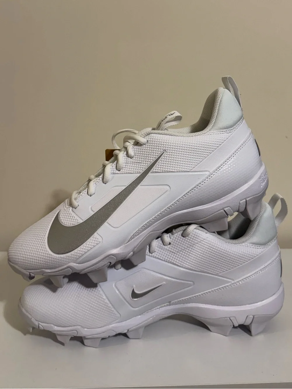 Nike White Silver Athletic
